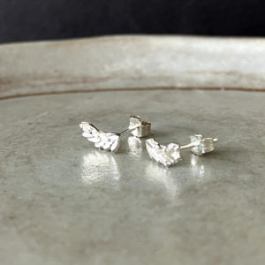 月桂樹　ピアス　シルバー